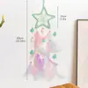 Atrapasueños de Plumas Estilo Fresco Transfronterizo Decoración Colgante Carrillón de Viento Colgante Tejido de Plumas Hecho a Mano Decoración Linda para Habitación Infantil