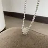 Collar Colgante de Copo de Nieve de Diseño Único Estilo Coreano Lujo Ligero para Mujeres Cadena para Clavícula Versátil de Nicho Joyería de Alto Temperamento Tendencia