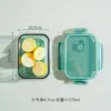 Fiambrera de Vidrio para Calentar en Microondas, Fiambrera Portátil para Oficinistas, Recipiente Bento de Grado Alimenticio