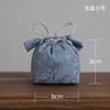 Bolsa de Almacenamiento para Viaje de Juego de Té Erya Tetera, Taza de Té y Bolsa para Colador de Té Nuevo Estilo Chino Almacenamiento para Ceremonia del Té Bolsa de Té