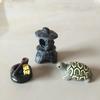 Adornos de Micro Paisajismo, Juego de Tres Figuras, Adornos de Suculentas, Adornos de Animales de Resina, Adornos de Mini Bonsái en Miniatura
