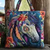 Bolso de Mano con Estampado de Moda Trendy para Mujer Bolso de Hombro Bolso Tote Acolchado Nuevo Producto Transfronterizo 3D Temu Amazon