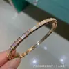 Pulsera de Hueso de Serpiente de Plata de Ley para Mujer con Diamantes, Nácar Blanco, Ágata Roja, Pulsera en Forma de Serpiente de Oro Rosa, Transmisión en Vivo, Versión Alta Explosiva que Conserva el Color