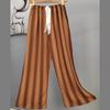 Pantalones de Pijama de Algodón Finos de Verano para Mujer con Estampado de Dibujos Animados, Pantalones de Pierna Ancha para Mujeres Embarazadas, Tallas Grandes, Adecuados para Usar Afuera, Pantalones Largos de Algodón, Exportación