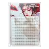 Processamento Personalizado de Cílios Inferiores Marrom Brownie Natural Transparentes Falsos Segmentados Transparentes