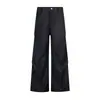 Pantalones casuales plisados de estilo japonés para hombres y mujeres, de pierna ancha y holgados, de marca de moda americana, Vibe Lop.