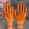 Guantes de goma PVC colgados guantes impregnados colgados completos impermeables resistentes al aceite antideslizantes resistentes al desgaste colgados completos semi-colgados venta al por mayor guantes de trabajo