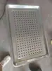 Plato cuadrado de acero inoxidable para arroz, tipo universal, para uso doméstico y comercial, estampado 201/304, para baño de vapor, coche de vapor