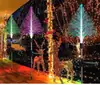 Luz de Água-viva de Fibra Óptica Solar 5 Camadas Luz de Árvore de Natal Luz de Árvore de Natal Solar Água-viva de Fibra Óptica Luz de Gramado