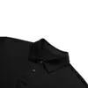 Camisa Polo de Verano para Hombre de Color Sólido Top Ins Marca de Tendencia Europea y Americana Holgada Casual Cuello Solapa Manga Corta Camiseta Versátil