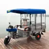 Tela para Techo de Triciclo Eléctrico Engrosada Totalmente Cerrada Lona Oxford Toldo Protector Solar Protección Solar Tela para Cochera Anti-Fugas Stock