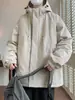 Jaqueta de Algodão Masculina de Inverno Plus Size para Meninos Fortes, Casaco Casual Quente de Algodão com Acolchoamento Extra e Jaqueta Espessa para Homens