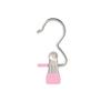 Clips de Acero Inoxidable en Forma de 3 al por Mayor, Metálicos Cromados, Zincados, a Prueba de Óxido, Antideslizantes, Recubiertos de Plástico, Clips que No Marcan, Clips Multifuncionales para Calcetines