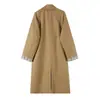 Z Estilo Europeo y Americano Transfronterizo 2026 Nuevo Moda y Elegante Amazon Venta al por Mayor para Mujer Gabardina Larga Reversible 3811244