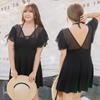 Traje de baño para mujer talla grande Traje de baño con efecto adelgazante Color Sólido 016 Falda Sexy Aguas Termales Conservador Jin Reúne Acero Tudor