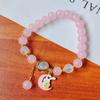 Direto da Fábrica Novo Pingente Sanrio Pulseira Cartoon Estudante Esmaltada Cor de Doce Pulseira de Cristal Fosco para Mulheres