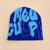 Novas letras populares europeias e americanas chama Spider Skull malha chapéu masculino e feminino outono e inverno personalizado hip hop atacado quente