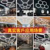 Luz de Garagem Luz Hexagonal Colmeia 110V Loja de Lavagem de Carros Filme Teto Luz Estação de Trabalho Beleza Automotiva Lâmpadas Zhongshan
