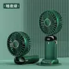 Mini ventilador dobrável transfronteiriço com fivela, ventilador recarregável USB, ventilador elétrico portátil de mesa para exterior, atacado
