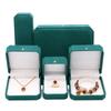 Nueva caja de joyería con embalaje octogonal de microfibra, exquisita propuesta de almacenamiento de joyas, caja de gemas para anillos de diamantes, fabricantes que venden