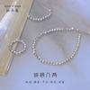 2022 Nuevo Pulsera Collar Dos Plata Rota Plata de Ley 925 Estilo Retro Tejido Pulsera DIY Pulsera Joker