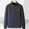 Comércio Exterior Cardigã de Lã Coral Casual Jaqueta Outdoor Masculina 2026 Estilo Outono/Inverno Jaqueta Grossa Quente com Gola Alta Masculina