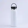 Chaleira espacial de aço inoxidável 304 transfronteiriça, copo térmico para quente e frio, chaleira de grande capacidade para caminhada, garrafa de água esportiva portátil a vácuo