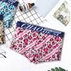 Roupa íntima masculina Boxers masculinos de cintura média, roupa íntima esportiva para jovens, boxer estilo coreano moderno, shorts de verão