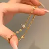 Pulsera de Estrella Brillante Estilo Libro Rojo para Mujer, Cometa Explosiva Estrella Fugaz Estrella de Cinco Puntas Estrella de la Suerte Joyería de Mano