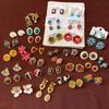 Aretes medievales vintage estilo corte aretes simples versátiles moda lujo aretes de alta gama al por mayor