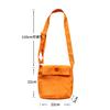 Bolsa de tela para cosplay Mochila de utilería Bolso cruzado Cos Hogar Urgente Bolsa Kiki Naranja Bolso de mensajero