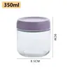 Juego de Frascos de Vidrio Sellados Transfronterizos de 12 Piezas Taza Antifugas para Avena Frasco de Almacenamiento Almacenamiento de Cocina Tarro de Masón Portátil