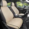 Cojín para asiento de coche de seda de hielo para todas las estaciones al por mayor, almohadilla de asiento transpirable fresca para verano, cojín de asiento sin correas, cojín cuadrado de un solo asiento transfronterizo