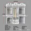 Armario metálico modular 1.1-2.5 m de ancho perchero abierto apartamento pequeño perchas dormitorio columna AA almacenamiento