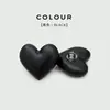 Botones Metálicos de Resina Coloridos en Forma de Corazón para Chaquetas de Punto y Suéteres, Botones de Corazón para Abrigos de Mujer, Botones Decorativos de Corazón Color Durazno