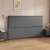 Cabecero Moderno Minimalista de Estilo Extremadamente Estrecho, Se Vende por Separado, Panel de Respaldo de Madera Maciza, Modelo Ultradelgado, Cabecero Integrado de Pie Tapizado Suave con Piel de Garra de Gato
