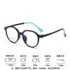 Nueva montura de gafas para bebé TR90 con soporte nasal integrado, montura de gafas para niños, gafas redondas ultraligeras y cómodas para niños