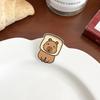 Broche de Peito Capivara Pin de Desenho Animado Fofo Acrílico Atacado Insígnia Pingente Bijuteria Presente Barraca de Rua