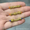 Nuezas Cuentas Espaciadoras Universales para Ejes de Cobre con Estrella y Luna Coco Accesorios para Juguetes DIY DIY