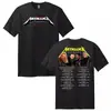 Camiseta de Manga Corta Estampada Transfronteriza Verano Estilo Americano Holgada Cuello Redondo
