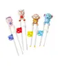 Palillos para niños transfronterizos al por mayor palillos de silicona para aprender palillos auxiliares uno o dos palillos ortopédicos palillos de entrenamiento para bebés de 2 a 4 años