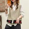 Elegante Chaleco de Capas para Mujer, Moderno y con Estilo, Nuevo Algodón Tejido Vintage Artístico Sin Mangas para Primavera y Otoño 2026