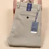 Pantalones casuales de grosor medio para Otoño e Invierno para hombre de algodón elástico rectos ajustados lavados pantalones de vestir para hombre pantalones caqui de lujo