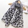 Cachecol Voile Estampado 2 Cores Opcionais Verão Praia Proteção Solar Toalha Cachecol para Ar Condicionado Lenço de Cabeça Fabricante Enviado