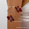 1 Pieza de Exquisito y Elegante Pulsera de Brazo Esmaltada con Flores para Mujer, Adecuada para Uso Diario y Fiestas