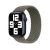 Cabeza de Metal Adecuada para Correa de Apple Watch Correa de Applewatch Moda Nylon Trenzado Círculo Único Correa de Muñeca Correa de iWatch