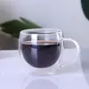 Encuentra una Fábrica de Vasos para Beber con Asa de Doble Pared. Tazas Domésticas de Vidrio de Borosilicato de Doble Pared para Jugos y Leche - Venta al por Mayor para Fabricantes