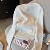 Cárdigan de Punto Blanco Hueco Estilo Chanel para Mujer Otoño 2024 Nuevo Estilo Francés Suave Estilo Occidental Suéter Chaqueta de Cuello Redondo