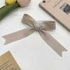 Pinza de Pelo de Tira de Lazo de Cinta Simple Puntiaguda Rayada de Lana Otoño e Invierno Ballet Pinza de Primavera Pinza Superior Accesorios para el Cabello Nuevo