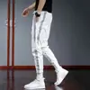 Novedad Primavera y Otoño 2022 Pantalones Finos Hasta el Tobillo para Hombre Estilo Coreano Ajustados Hasta el Tobillo Pantalones Casuales de Moda